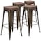 Flash Furniture 30" High Metal Indoor Bar Stool, Gray, PK4 4-ET-31320W-30-GN-R-GG - alternate 6